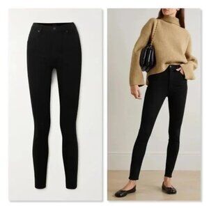 Citizens of Humanity Chrissy Uber High Rise Skinny Black Jeans 25